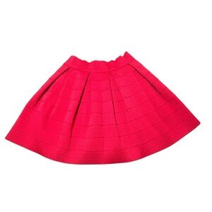 Express Vibrant Red A-Line Skirt